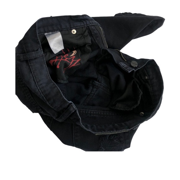 Obey The Nemesis Distressed Black Jeans size 25 - Picture 11 of 15
